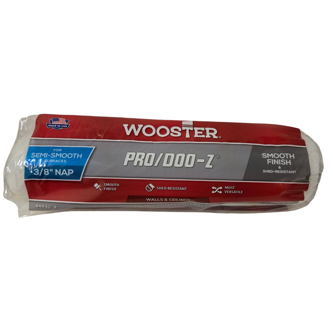 9" Wooster PRO/DOO-Z Semi-Smooth Roller Cover - 3/8" Nap