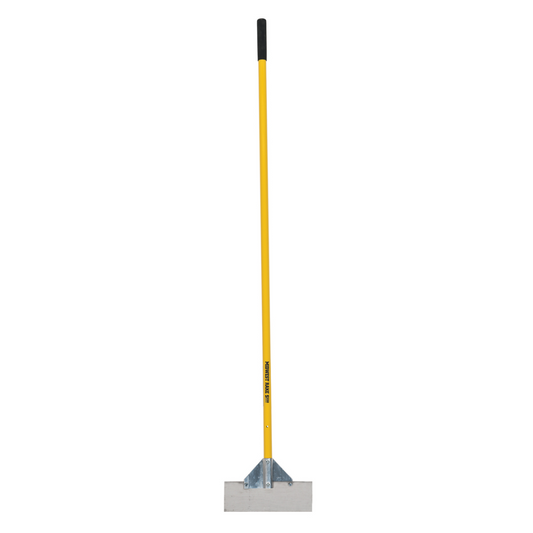 12" Scraper, Stainless Steel Blade, 66" Yellow Aluminum Handle