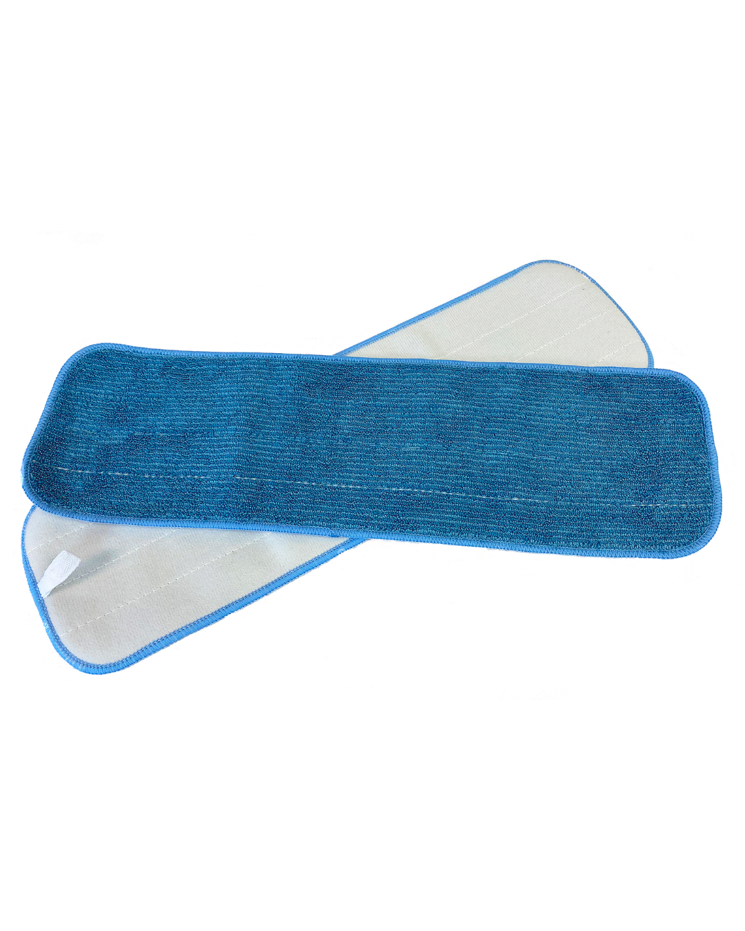 18” Microfiber Looped Flat Mop Pad, 300GSM, Economy Grade, Hook & Loop