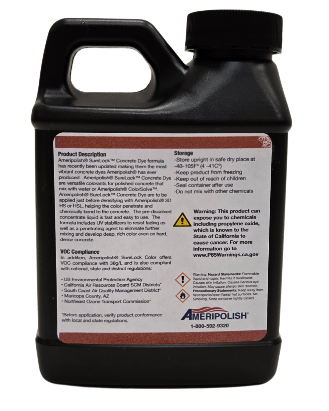 Ameripolish® SureLock™ Concrete Dyes - 1 Gallon
