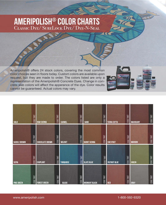 Ameripolish® SureLock™ Concrete Dyes - 5 Gallon