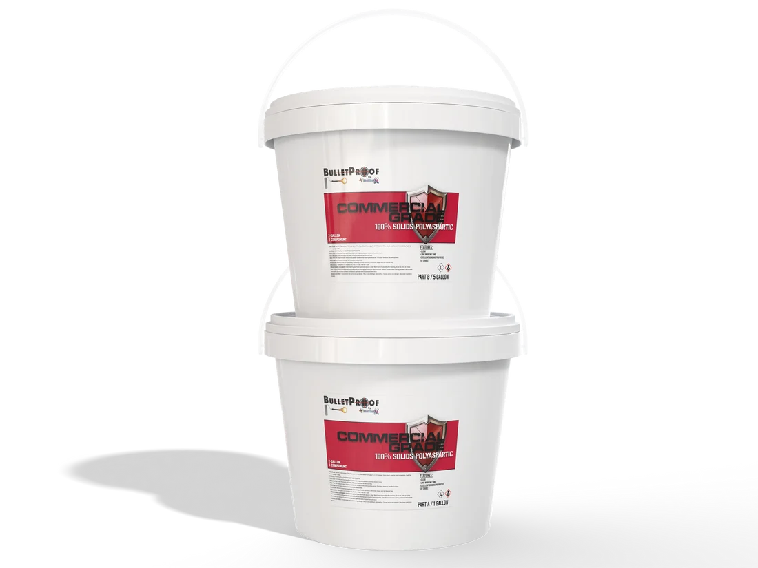 Commercial Grade - 100% Solids Polyaspartic (2 gal Kit)